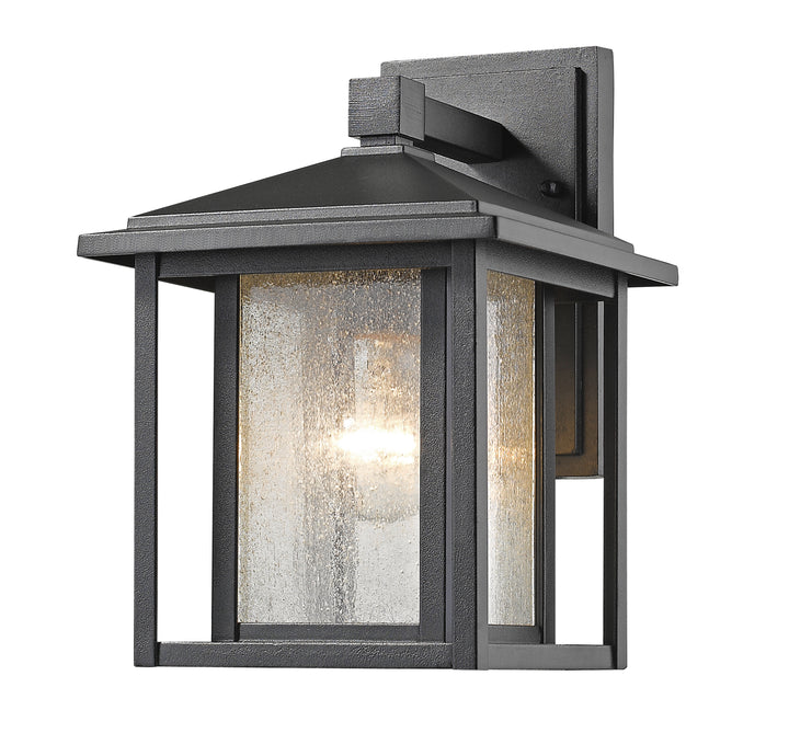 Z-Lite Aspen 554S-BK 1 Light Outdoor Wall Light
