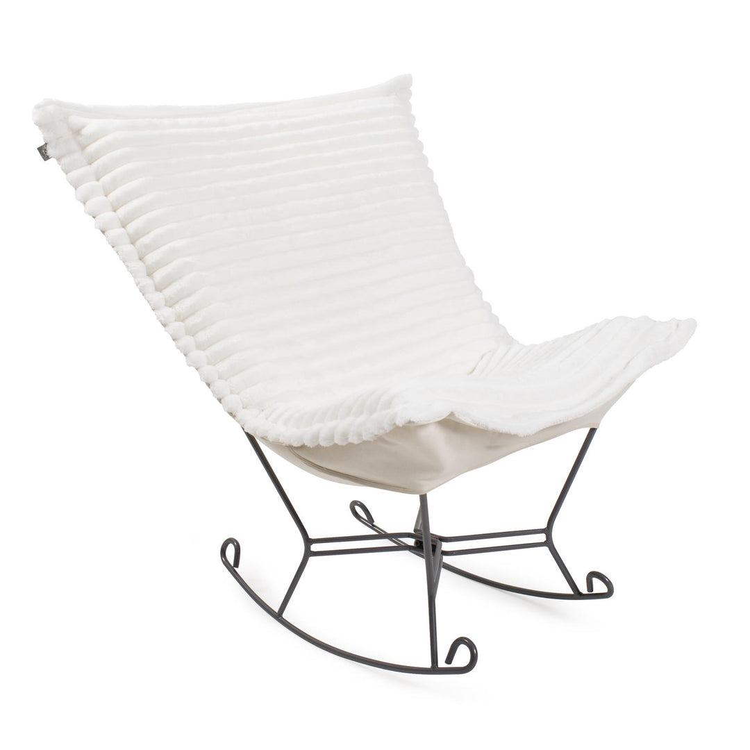 Howard Elliott Collection Puff Rocker Shar Pei White/Natural