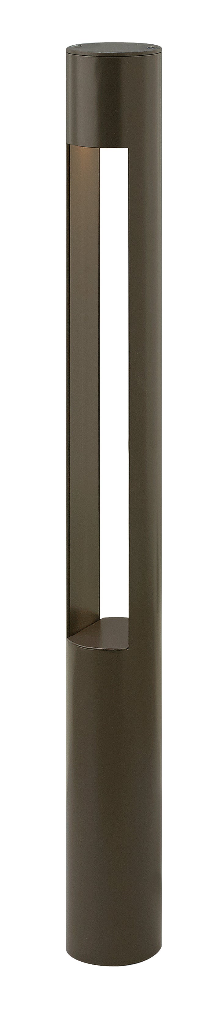 Hinkley Atlantis Landscape Bollard Large Round 120v Bollard Bronze 55601BZ