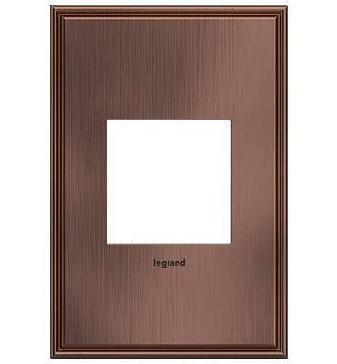 Legrand adorne Matte Antique Copper 1-Gang wall plate