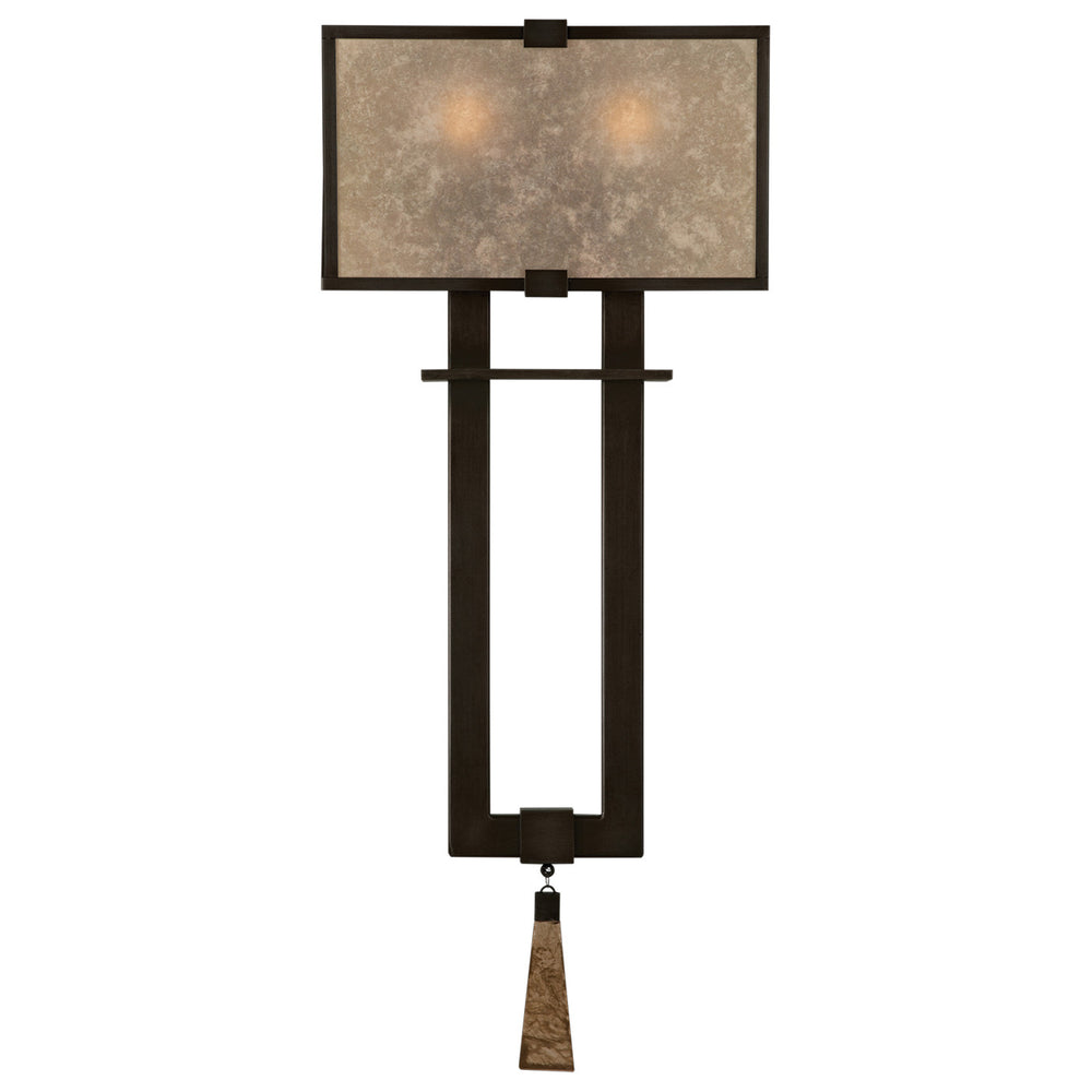 Fine Art Handcrafted Lighting Singapore Moderne 24"H Sconce in Bronze Patina (600550ST)