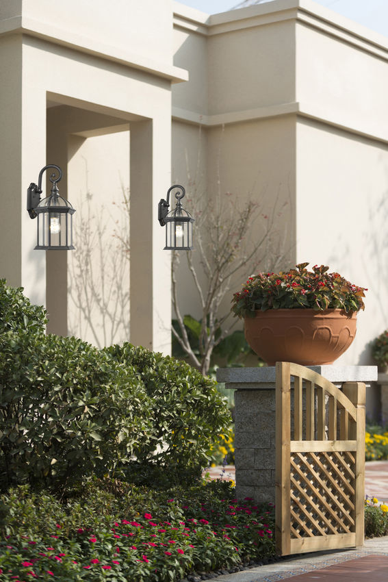 Z-Lite Annex Outdoor Wall Light installed on a home exterior