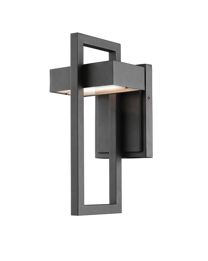 Z-Lite Luttrel 566S-BK-LED 1 Light Outdoor Wall Light