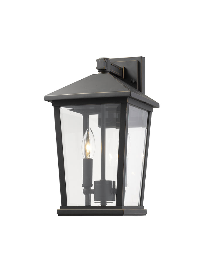 Z-Lite Beacon 568M-ORB 2 Light Outdoor Wall Light