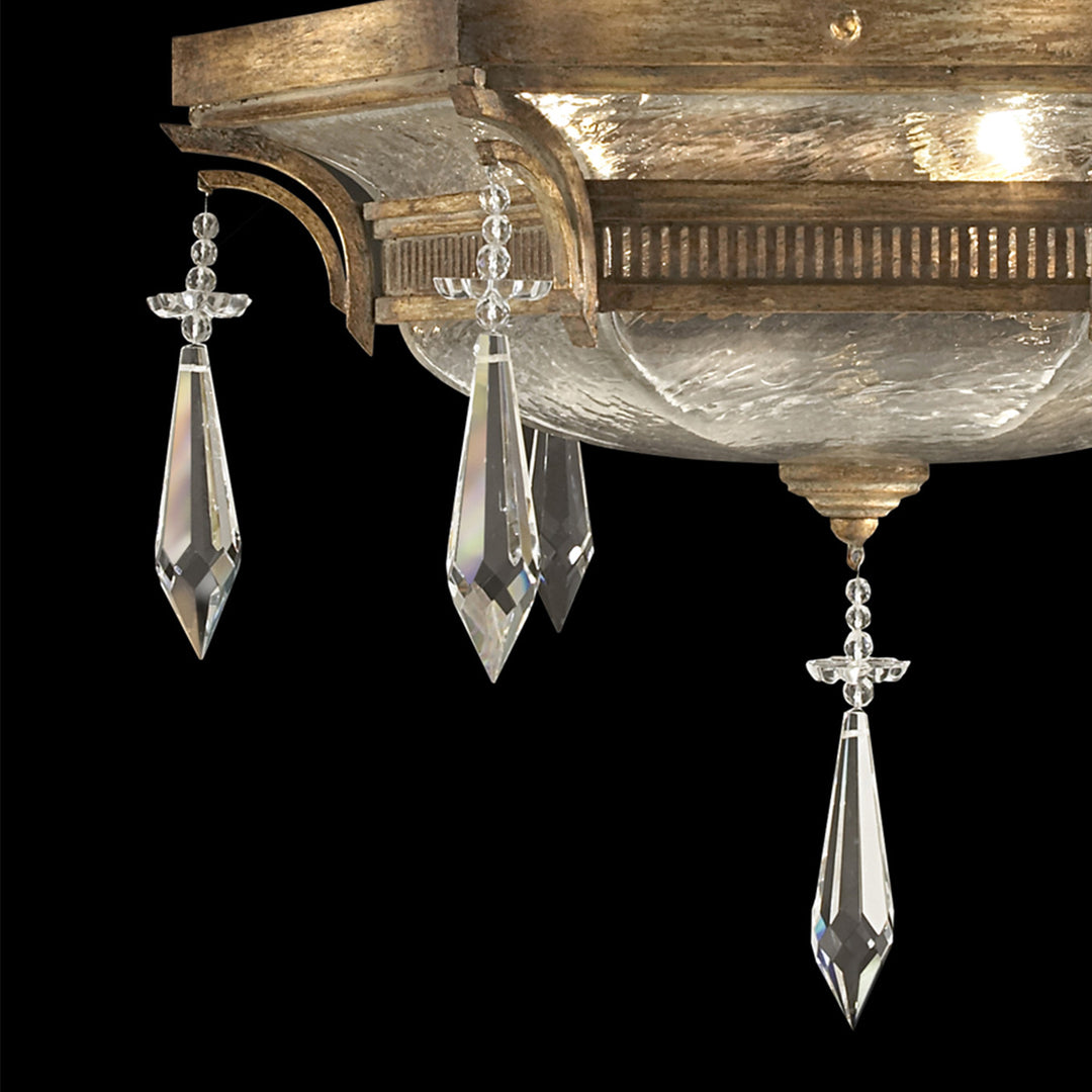 Fine Art Handcrafted Lighting Monte Carlo 21"W Round Semi-Flush Mount (Model 569840)