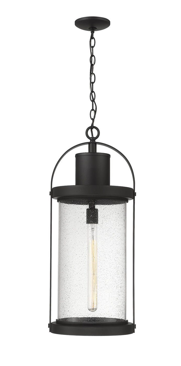 Z-Lite Roundhouse 569CHXL-BK 1 Light Outdoor Chain Mount Ceiling Fixture