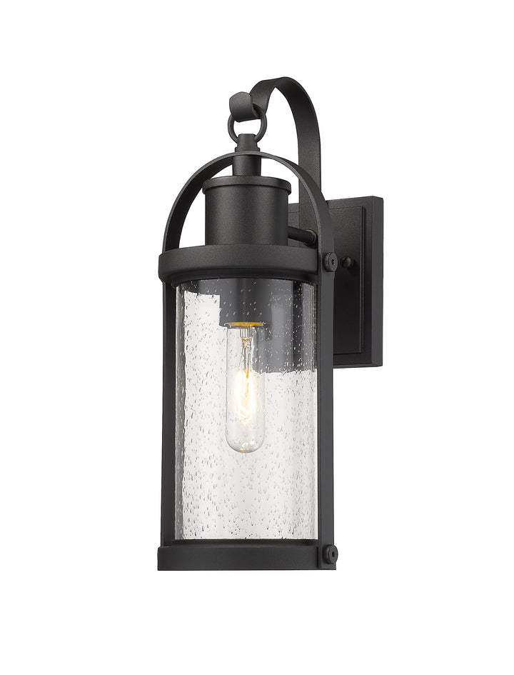 Z-Lite Roundhouse 569S-BK 1 Light Outdoor Wall Light