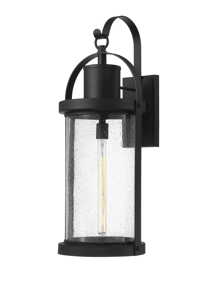 Z-Lite Roundhouse 569XL-BK 1 Light Outdoor Wall Light