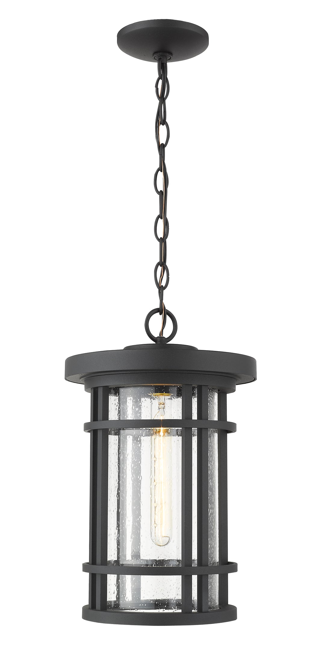 Z-Lite Jordan 570CHB-BK 1 Light Outdoor Chain Mount Ceiling Fixture