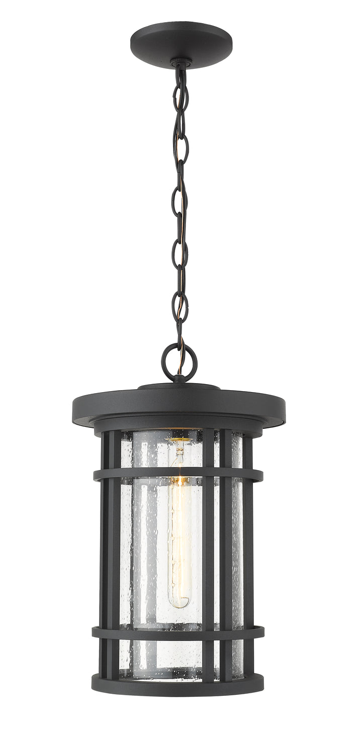 Z-Lite Jordan 570CHB-BK 1 Light Outdoor Chain Mount Ceiling Fixture
