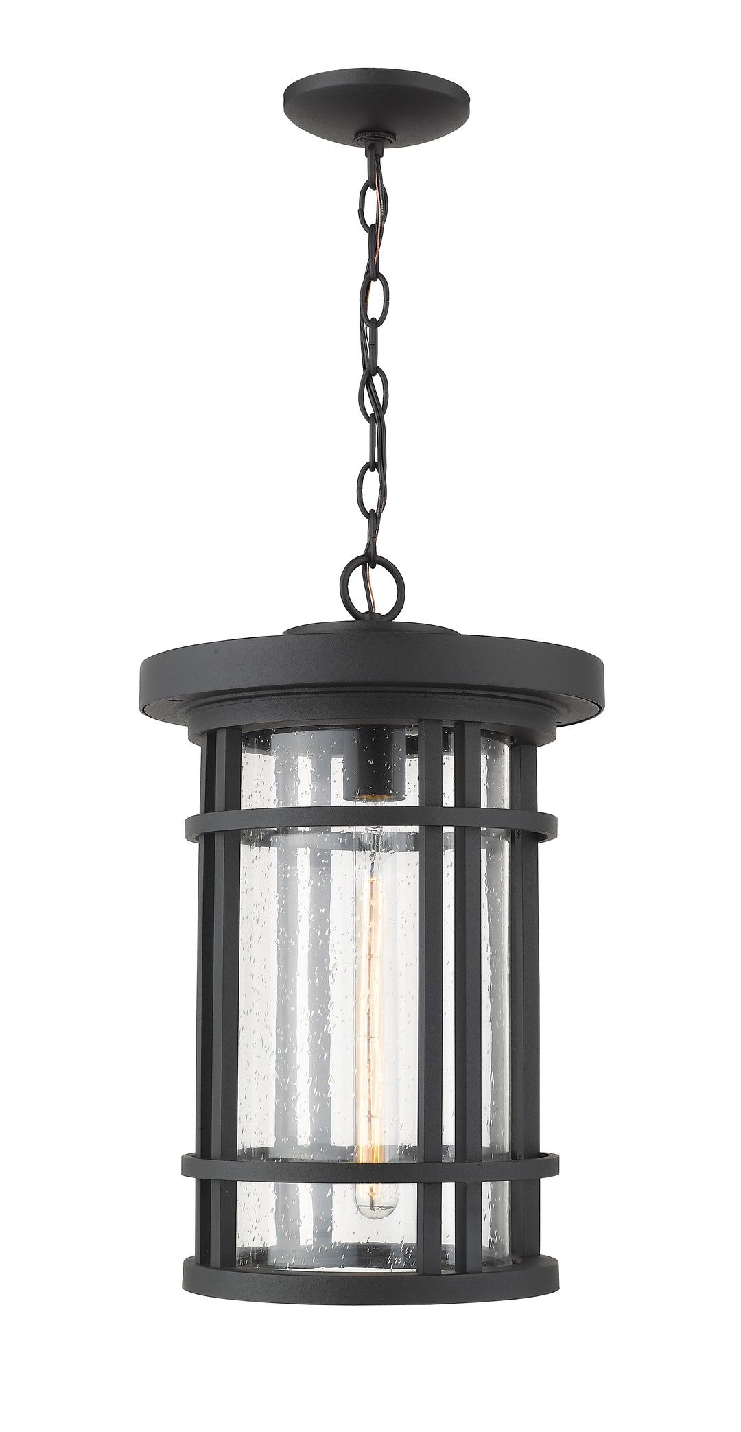 Z-Lite Jordan 570CHXL-BK 1 Light Outdoor Chain Mount Ceiling Fixture