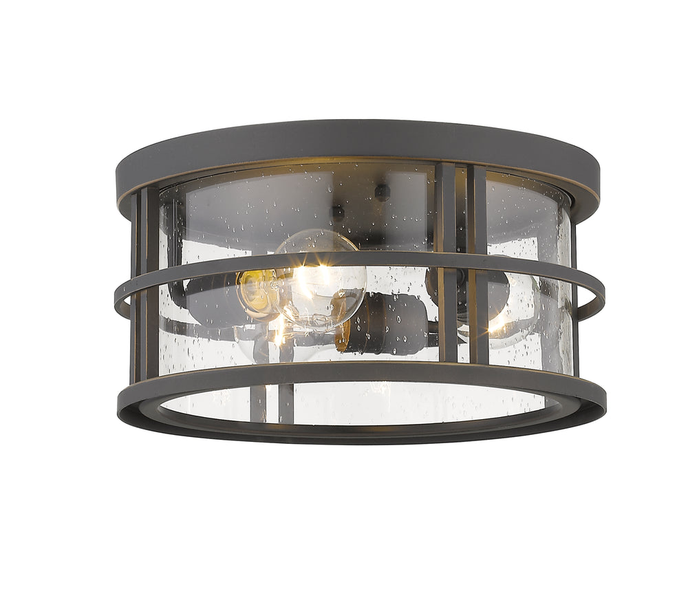 Z-Lite Jordan 570F-ORB 3 Light Outdoor Flush Mount