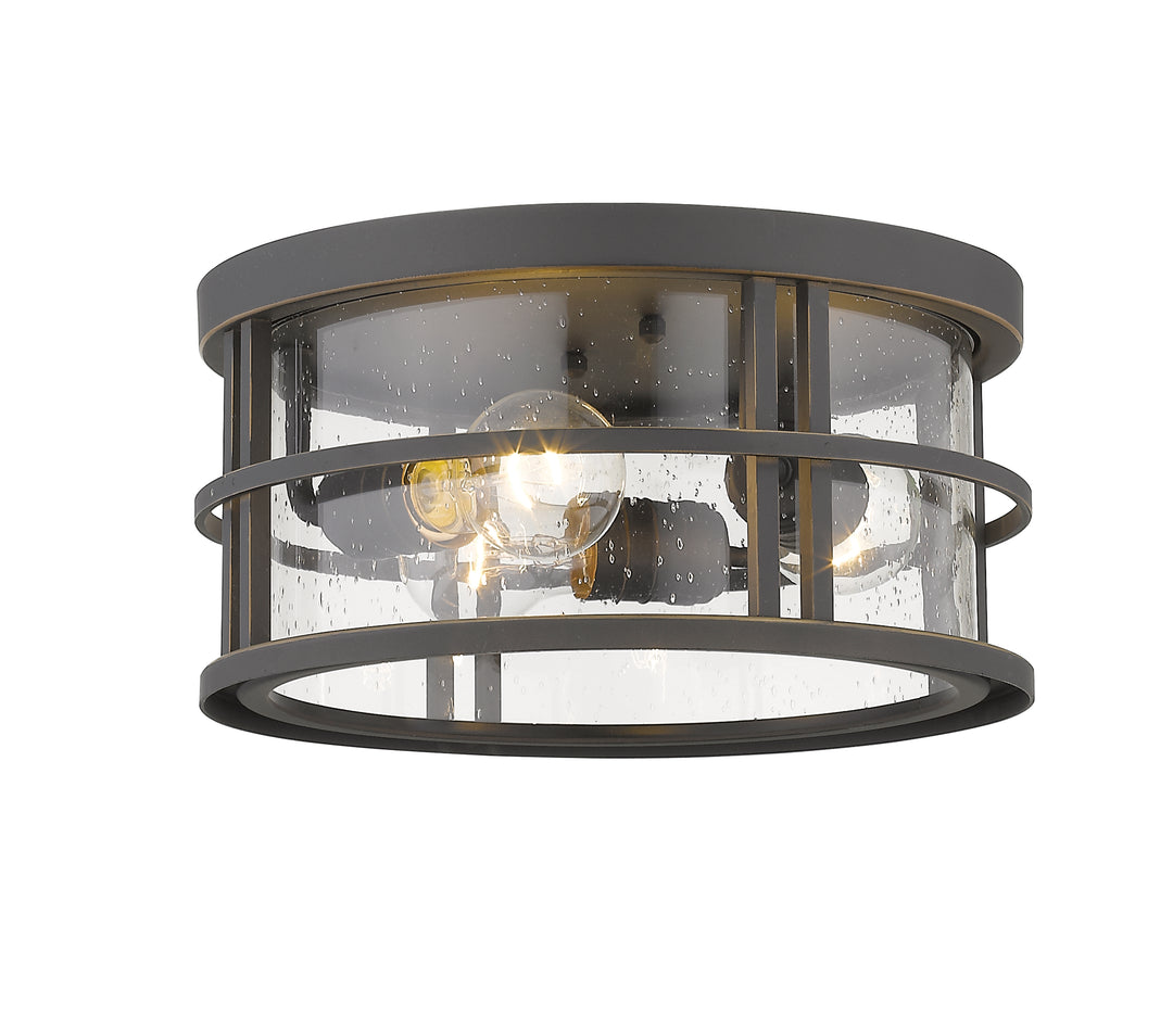 Z-Lite Jordan 570F-ORB 3 Light Outdoor Flush Mount