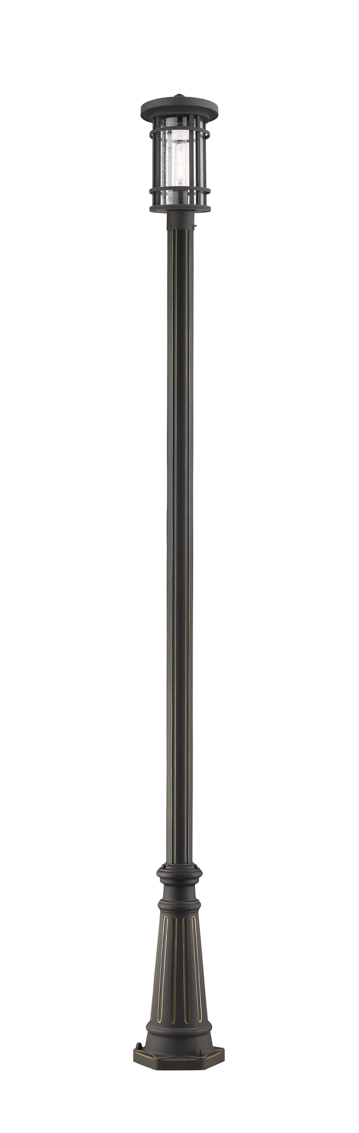 Z-Lite Jordan 570PHM-519P-ORB 1 Light Outdoor Post Mounted Fixture