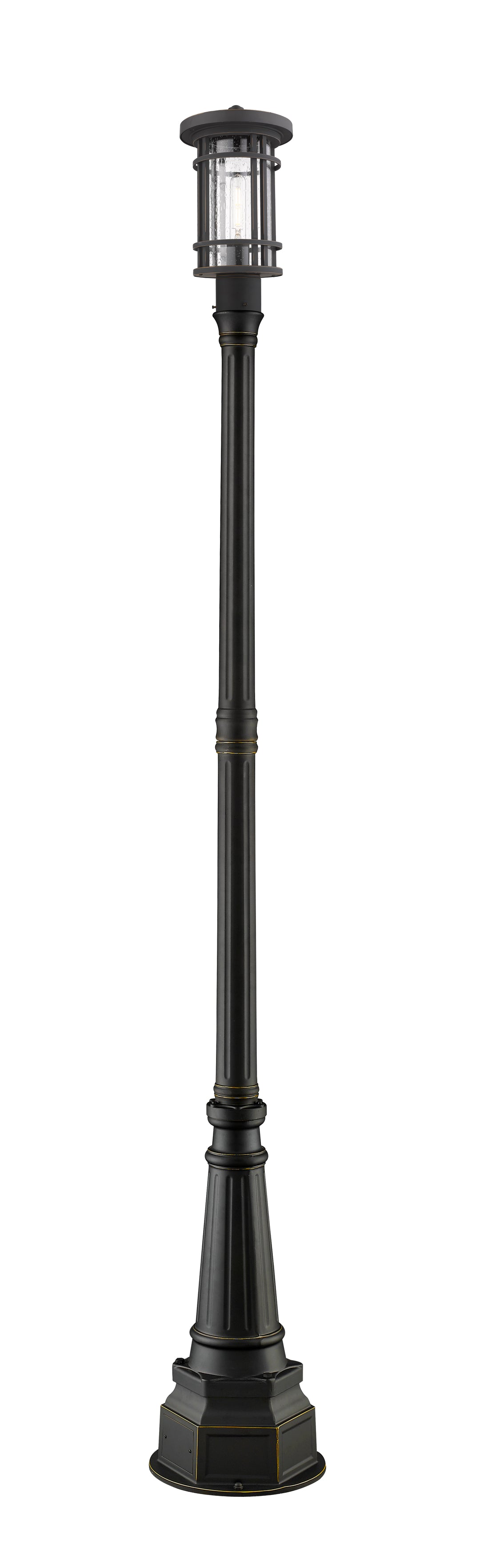 Z-Lite Jordan 570PHM-564P-ORB 1 Light Outdoor Post Mounted Fixture