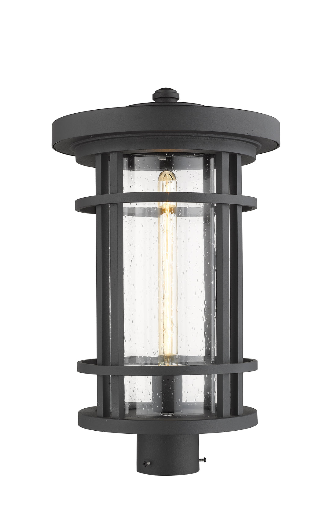 Z-Lite Jordan 570PHXL-BK 1 Light Outdoor Post Mount Fixture