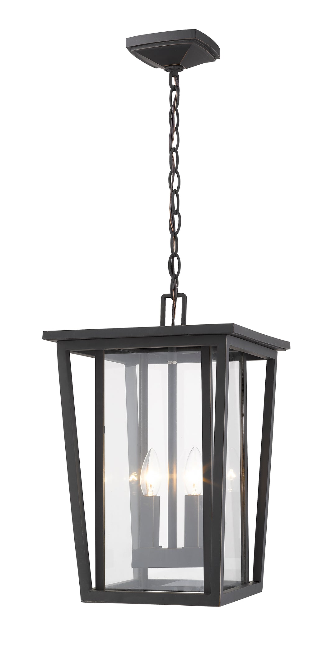 Z-Lite Seoul 571CHB-ORB 2 Light Outdoor Chain Mount Ceiling Fixture