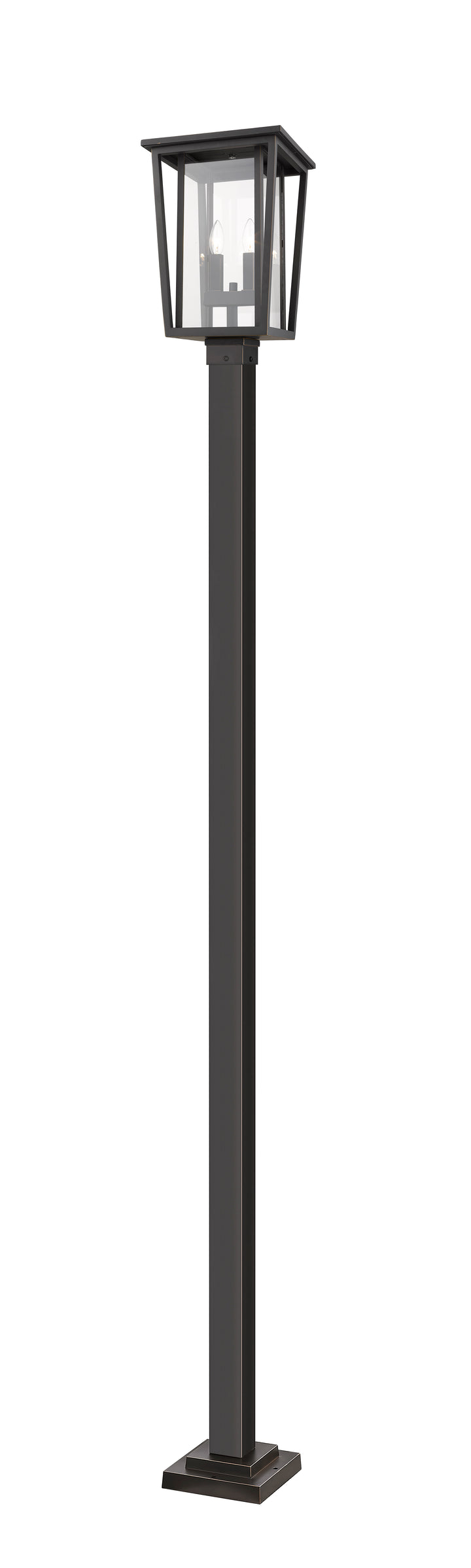 Z-Lite Seoul 571PHBS-536P-ORB 2 Light Outdoor Post Mounted Fixture