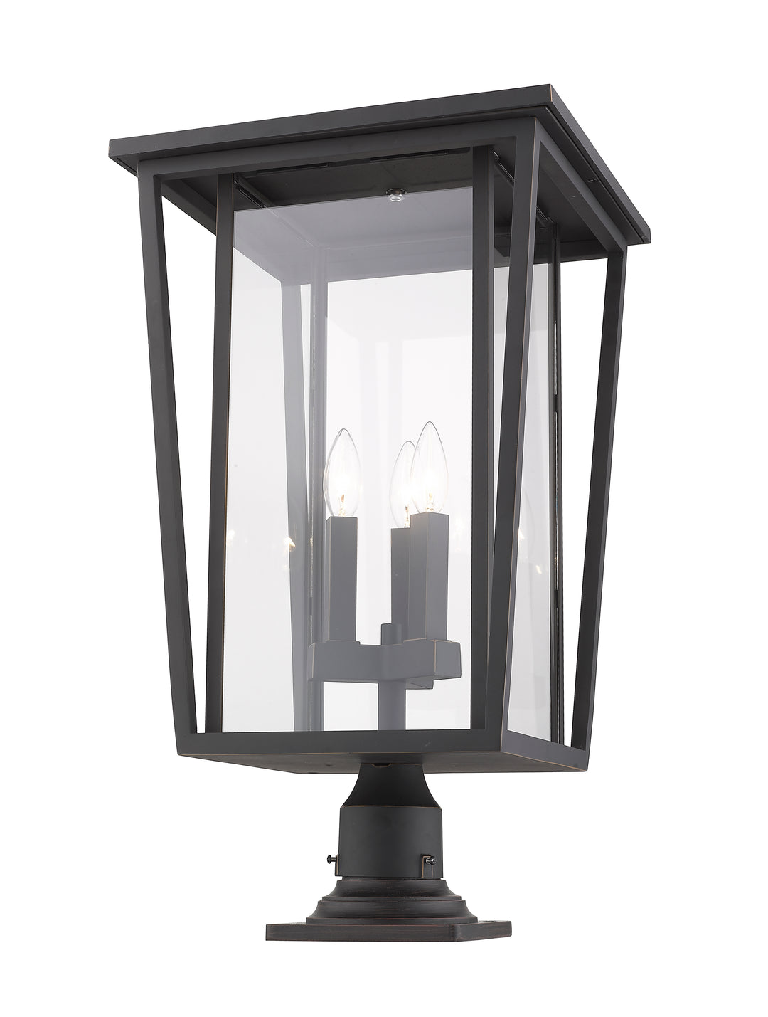 Z-Lite Seoul 571PHXLR-533PM-ORB 3 Light Outdoor Pier Mounted Fixture