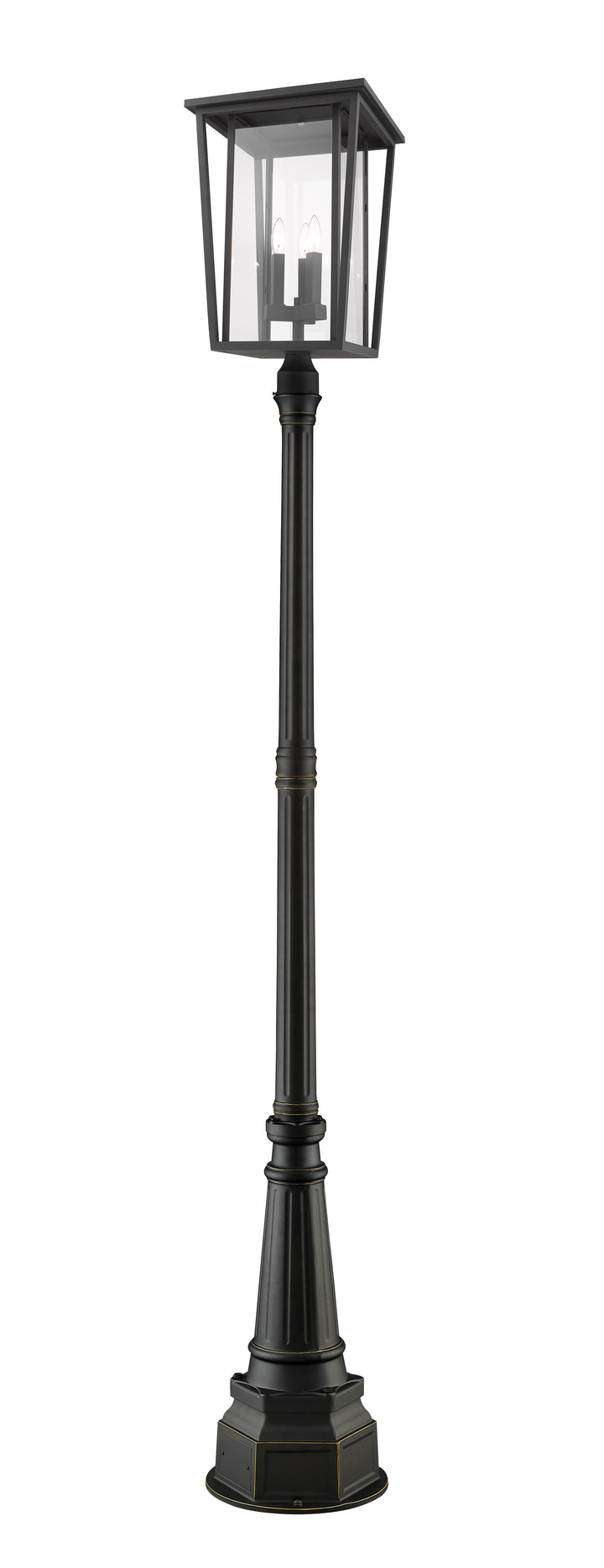 Z-Lite Seoul 571PHXLR-564P-ORB 3 Light Outdoor Post Mounted Fixture