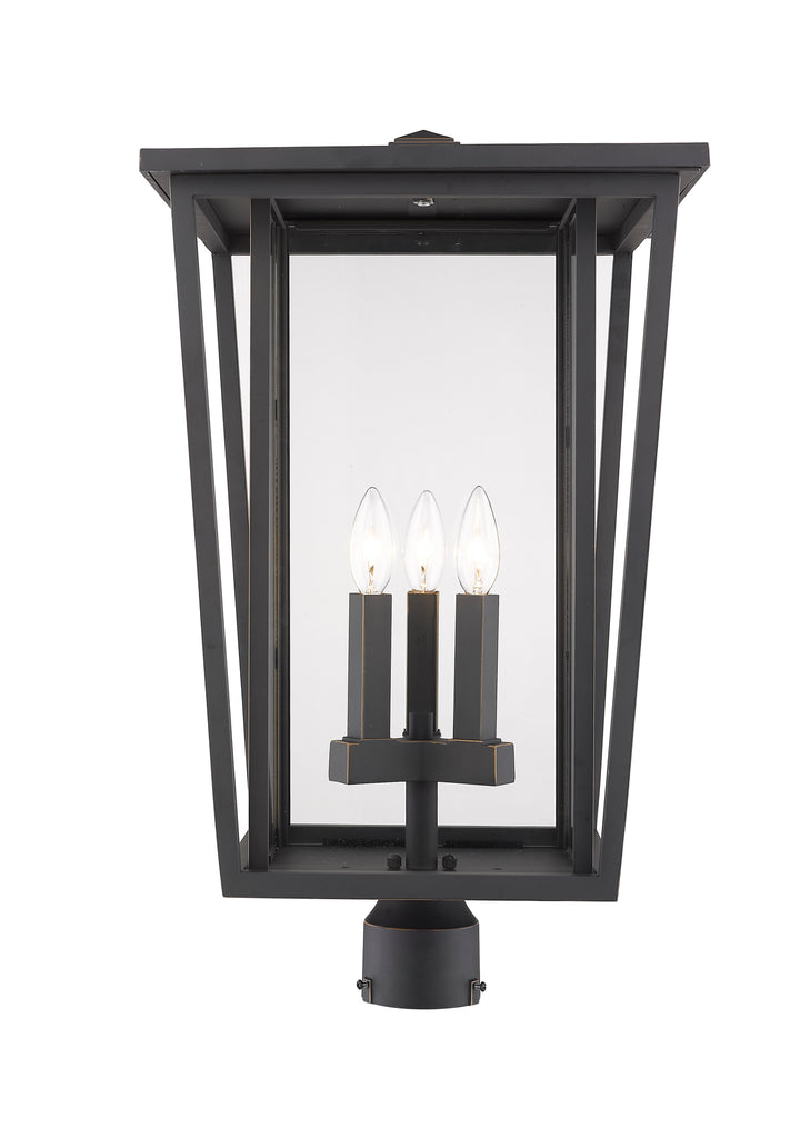 Z-Lite Seoul 571PHXLR-ORB 3 Light Outdoor Post Mount Fixture