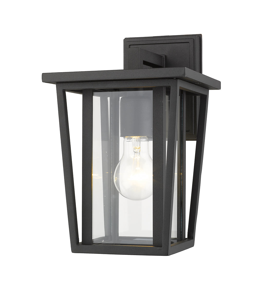 Z-Lite Seoul 571S-BK 1 Light Outdoor Wall Light