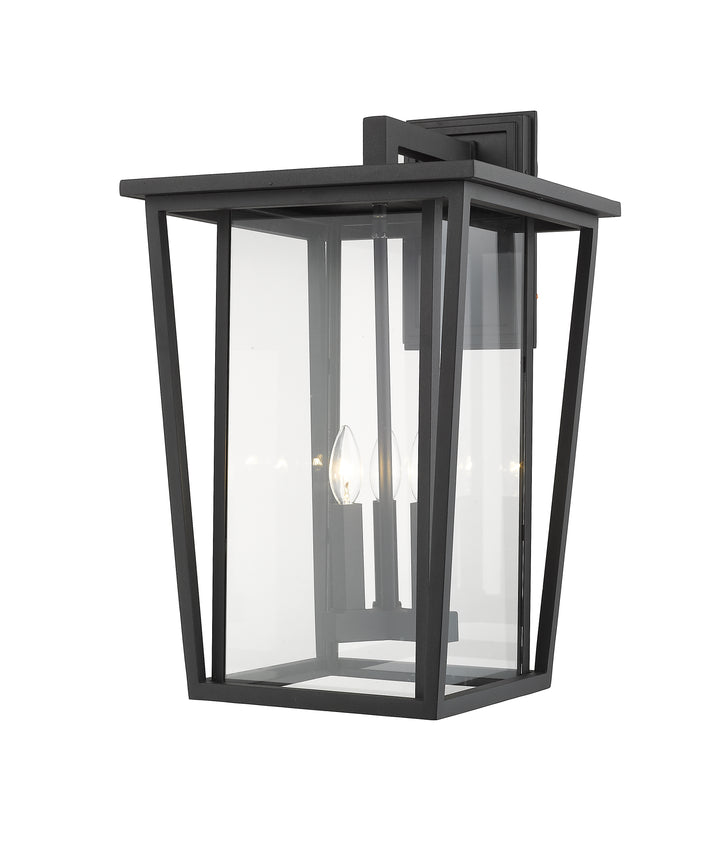 Z-Lite Seoul 571XL-BK 3 Light Outdoor Wall Light