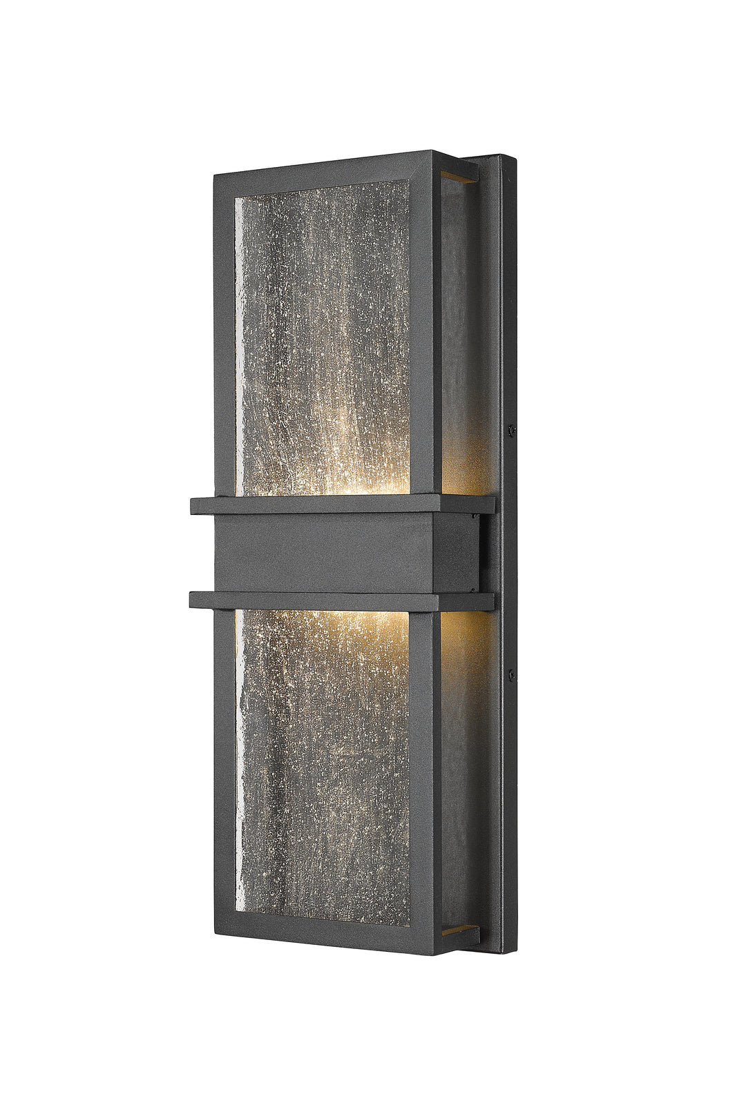 Z-Lite Eclipse 577M-BK-LED 2 Light Outdoor Wall Light