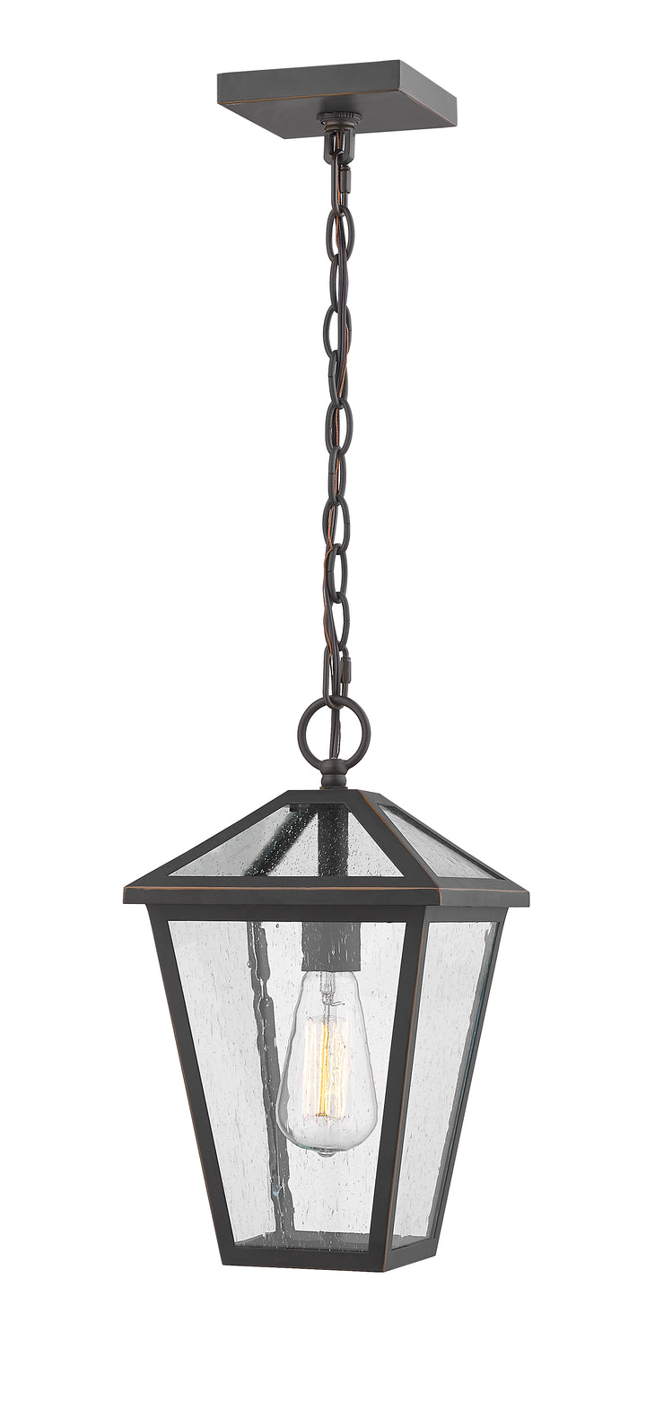 Z-Lite Talbot 579CHM-ORB 1 Light Outdoor Chain Mount Ceiling Fixture