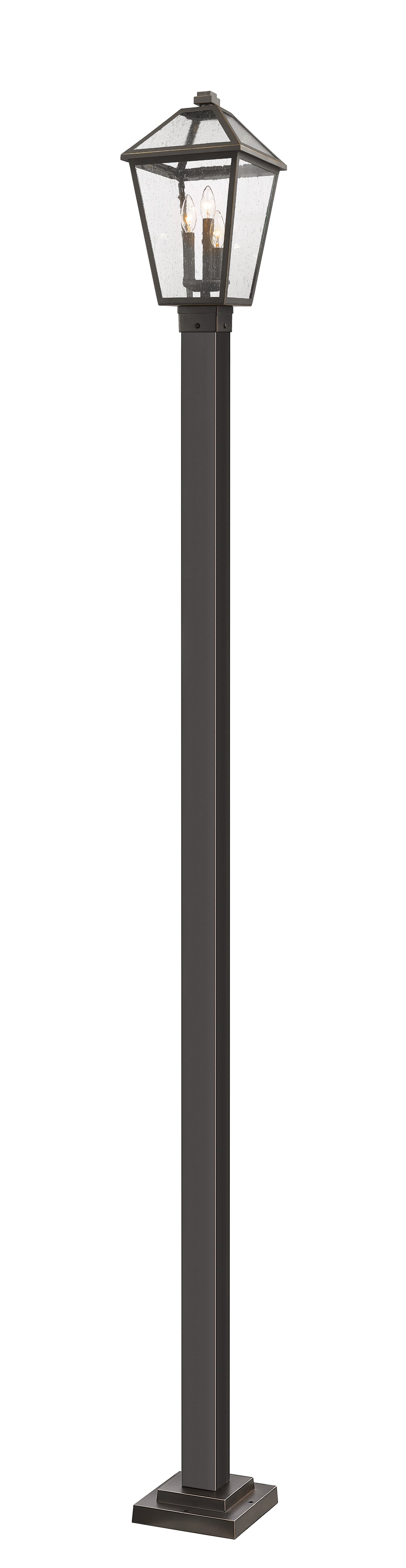 Z-Lite Talbot 579PHBS-536P-ORB 3 Light Outdoor Post Mounted Fixture