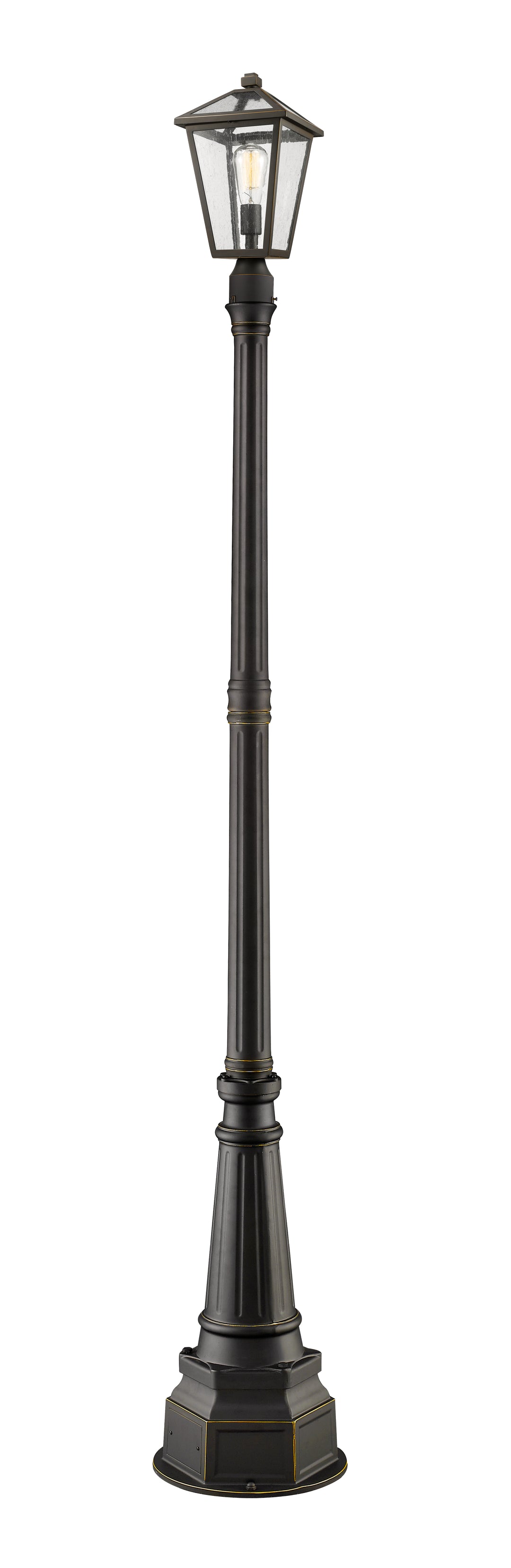 Z-Lite Talbot 579PHMR-564P-ORB 1 Light Outdoor Post Mounted Fixture