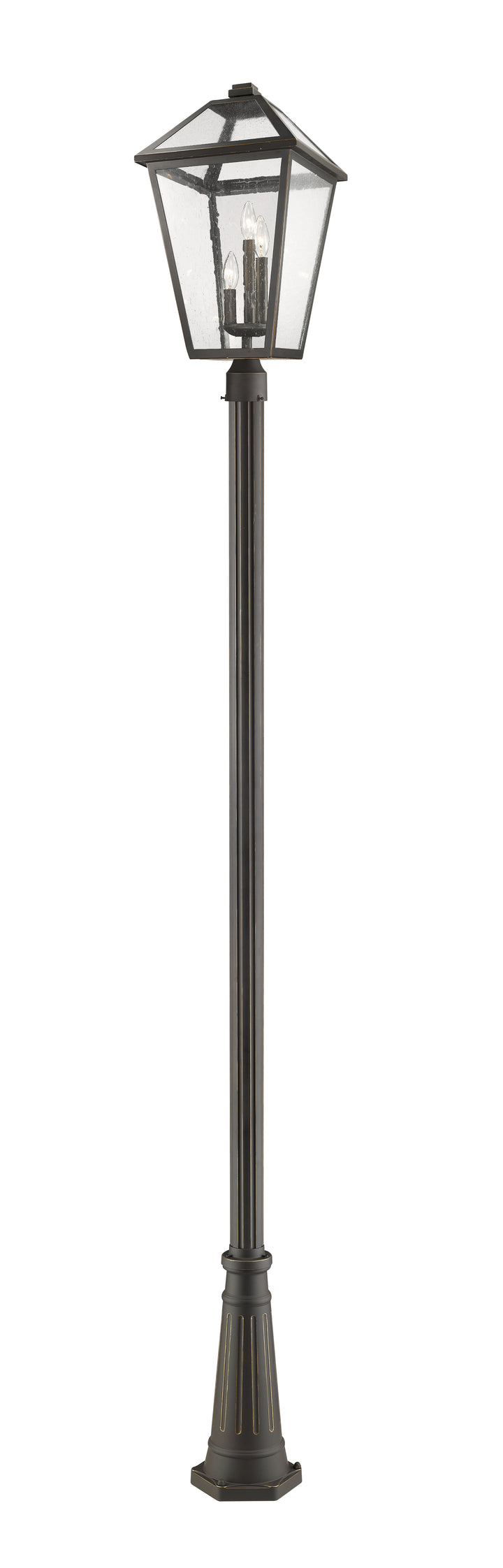 Z-Lite Talbot 579PHXLR-519P-ORB 3 Light Outdoor Post Mounted Fixture