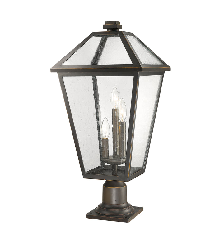 Z-Lite Talbot 579PHXLR-533PM-ORB 3 Light Outdoor Pier Mounted Fixture