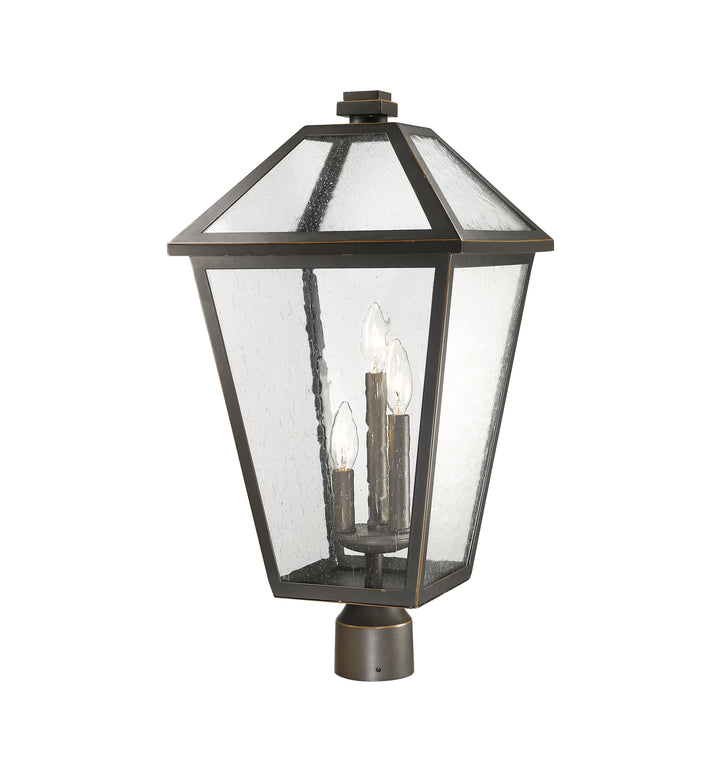 Z-Lite Talbot 579PHXLR-ORB 3 Light Outdoor Post Mount Fixture