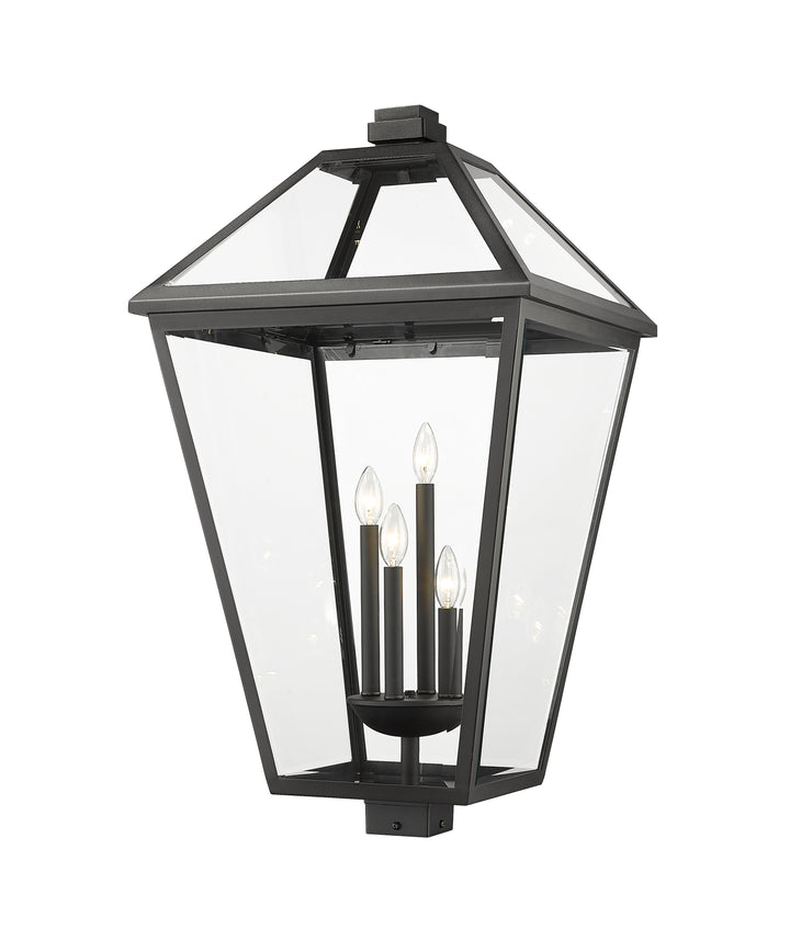 Z-Lite Talbot 579PHXLXS-BK 4 Light Outdoor Post Mount Fixture