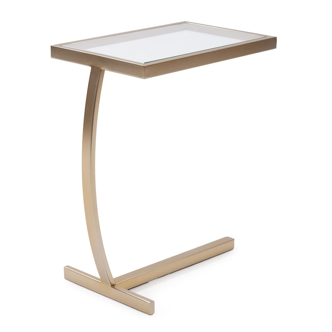 Howard Elliott Collection Dark Brushed Brass Side Table