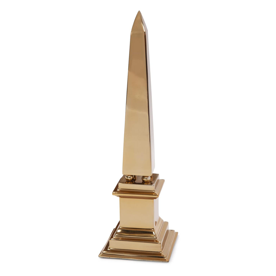 Howard Elliott Collection Gold Stainless Steel Obelisk