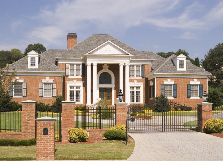 Z-Lite Westover Outdoor Post & Pier Mount Light installed on a home exterior