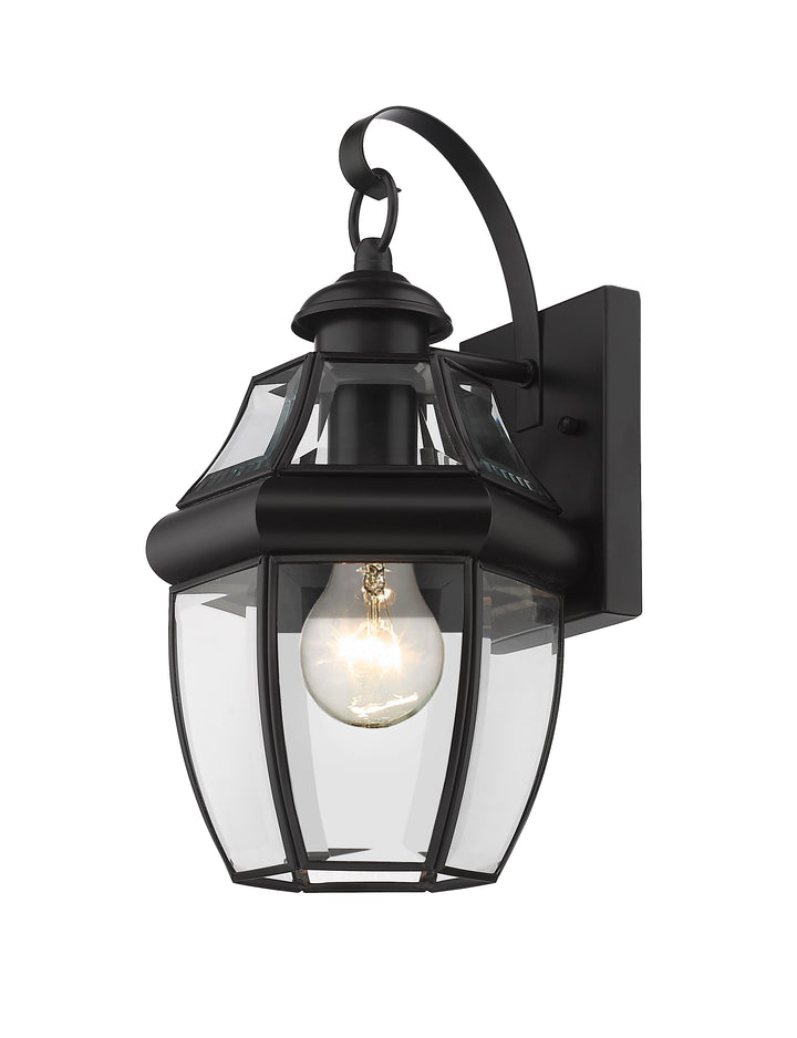 Z-Lite Westover 580S-BK 1 Light Outdoor Wall Light