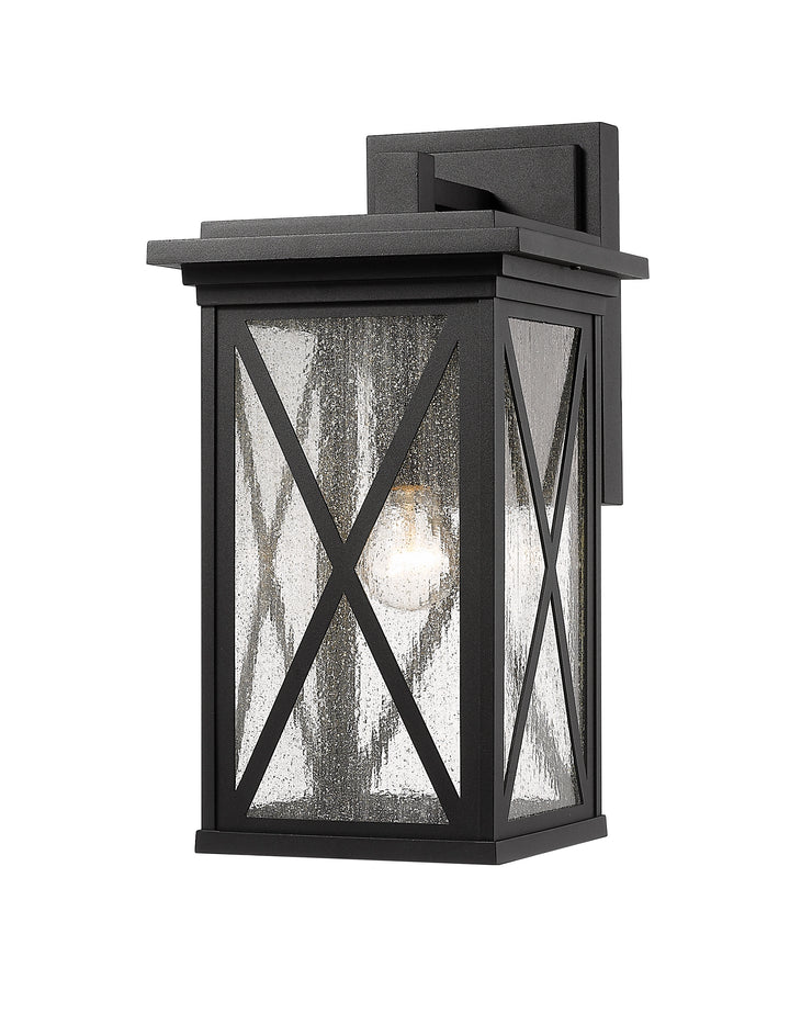 Z-Lite Brookside 583B-BK 1 Light Outdoor Wall Light
