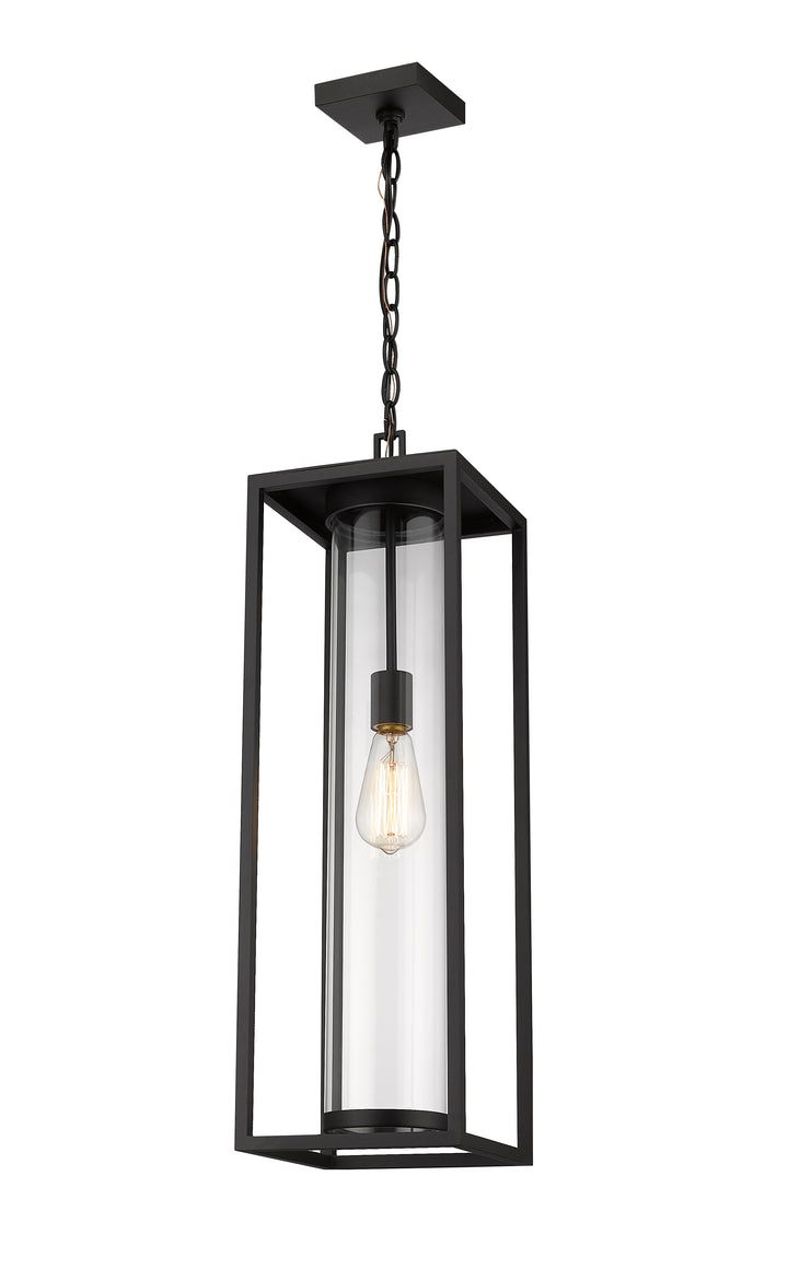 Z-Lite Dunbroch 584CHB-BK 1 Light Outdoor Chain Mount Ceiling Fixture