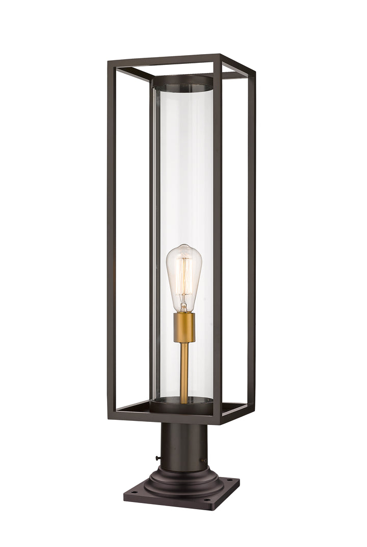 Z-Lite Dunbroch 584PHBR-533PM-DBZ 1 Light Outdoor Pier Mounted Fixture