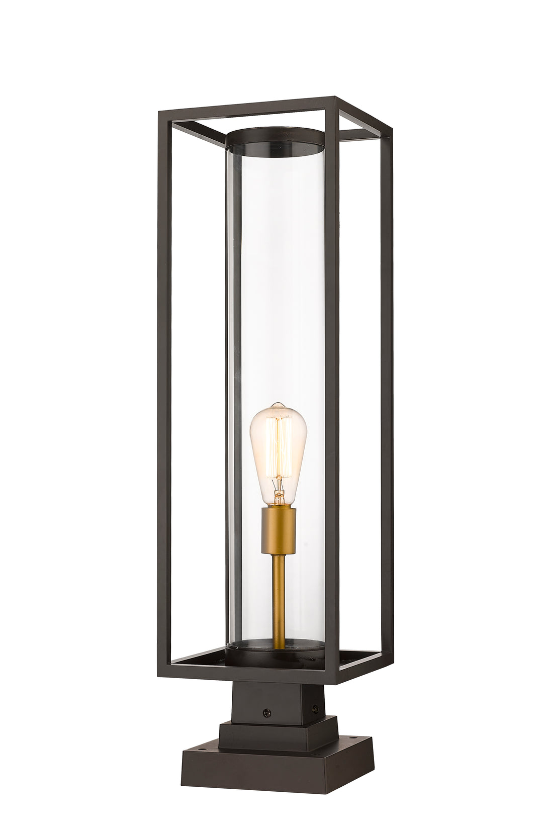 Z-Lite Dunbroch 584PHBS-SQPM-DBZ 1 Light Outdoor Pier Mounted Fixture