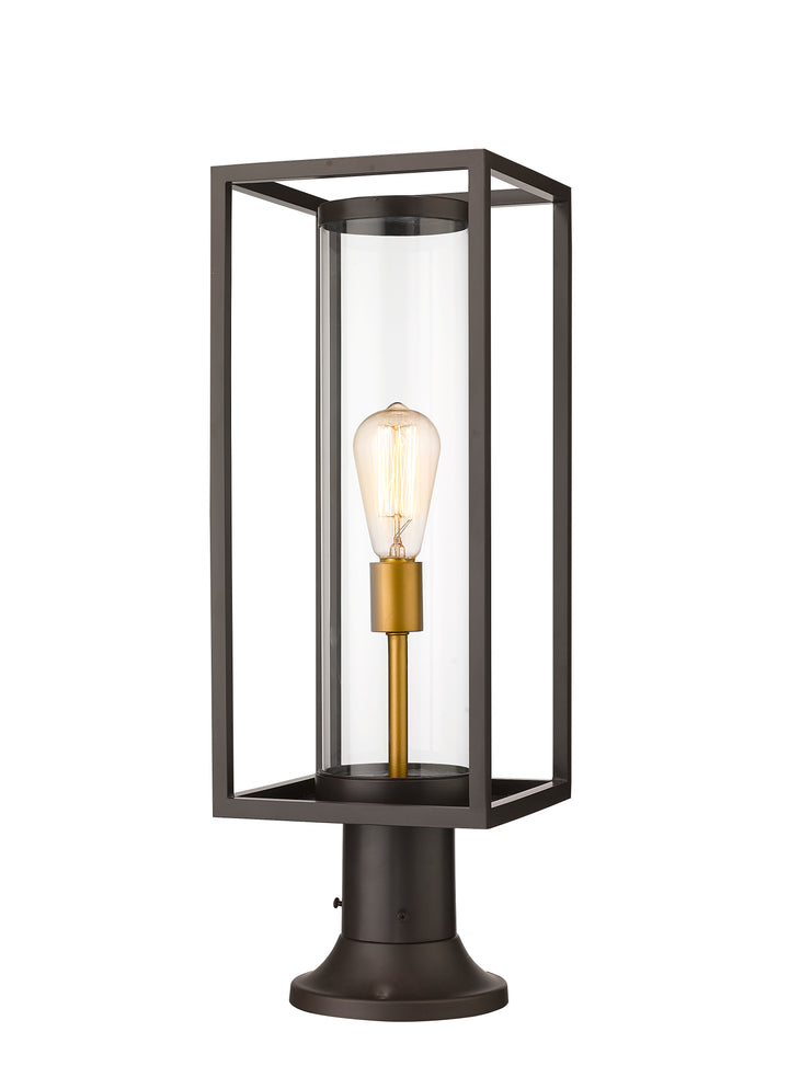 Z-Lite Dunbroch 584PHMR-553PM-DBZ 1 Light Outdoor Pier Mounted Fixture