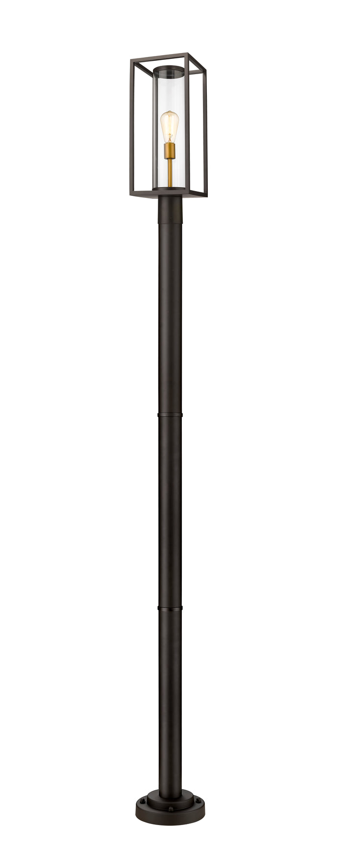 Z-Lite Dunbroch 584PHMR-567P-DBZ 1 Light Outdoor Post Mounted Fixture