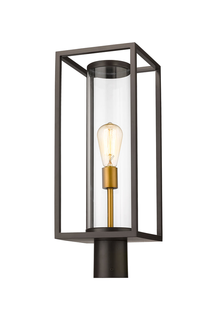Z-Lite Dunbroch 584PHMR-DBZ-OBS 1 Light Outdoor Post Mount Fixture