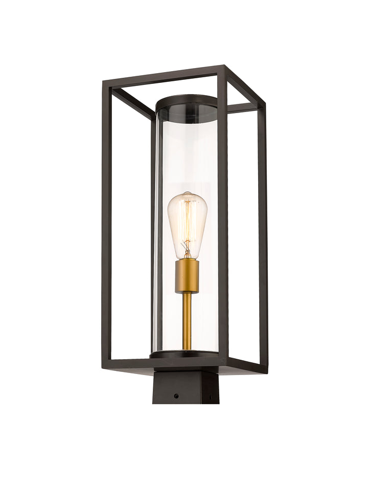 Z-Lite Dunbroch 584PHMS-DBZ-OBS 1 Light Outdoor Post Mount Fixture