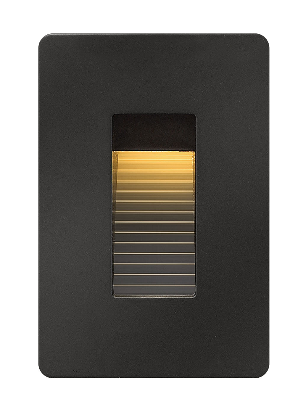 Hinkley Luna Landscape Step & Deck Light LED 2700K Step Light 120V Vertical Satin Black 58504SK