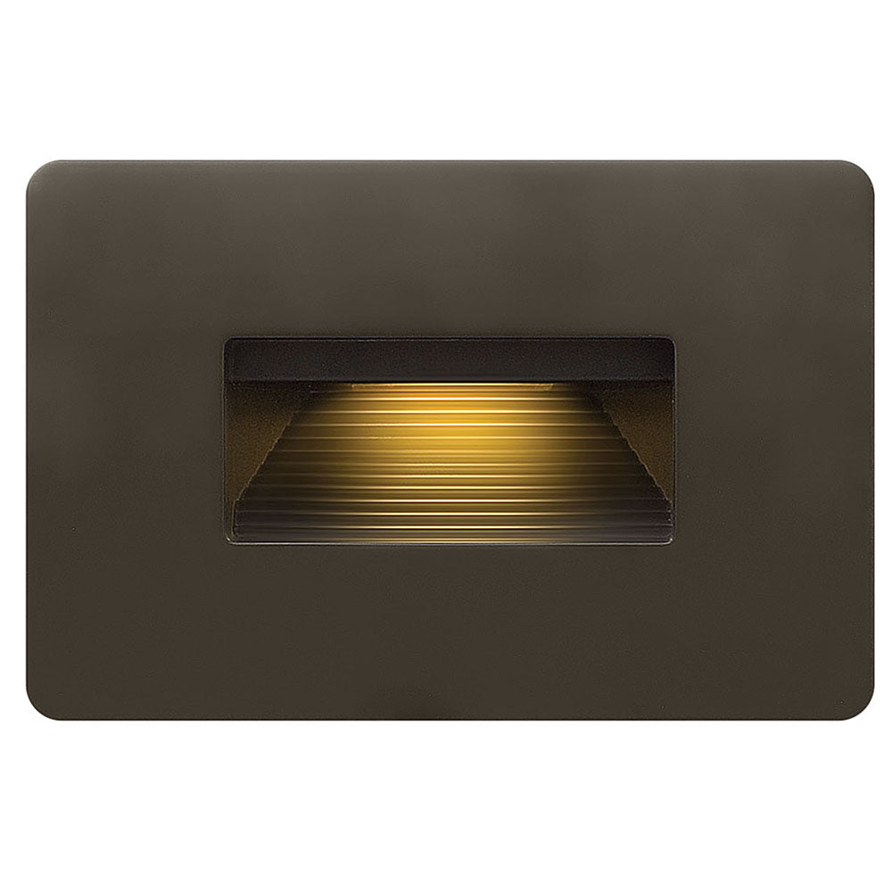 Hinkley Luna Landscape Step & Deck Light LED 3000K Step Light 120V Horizontal Bronze 58508BZ3K