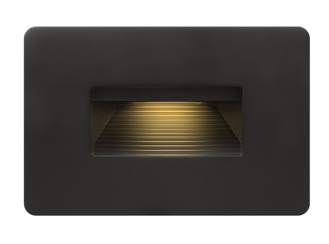 Hinkley Luna Landscape Step & Deck Light LED 2700K Step Light 120V Horizontal Satin Black 58508SK
